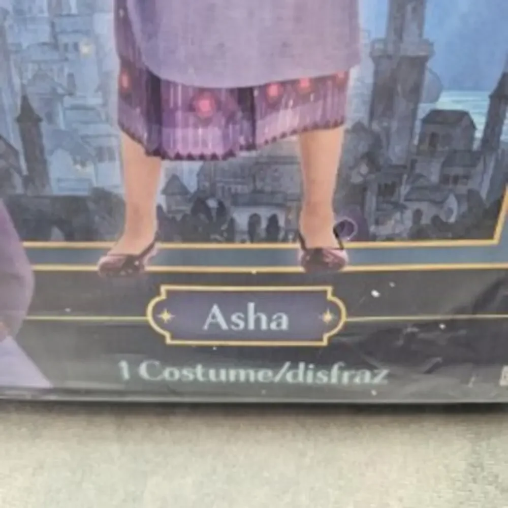 Disney Wish Movie Asha’s Adventure Role Play Costume Halloween Dress NEW Sz 2 - Picture 3 of 6